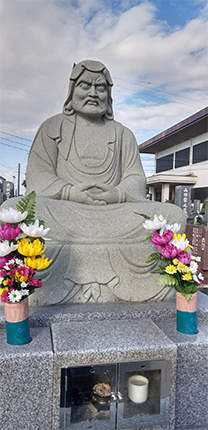 菩提達磨大和尚の像の写真